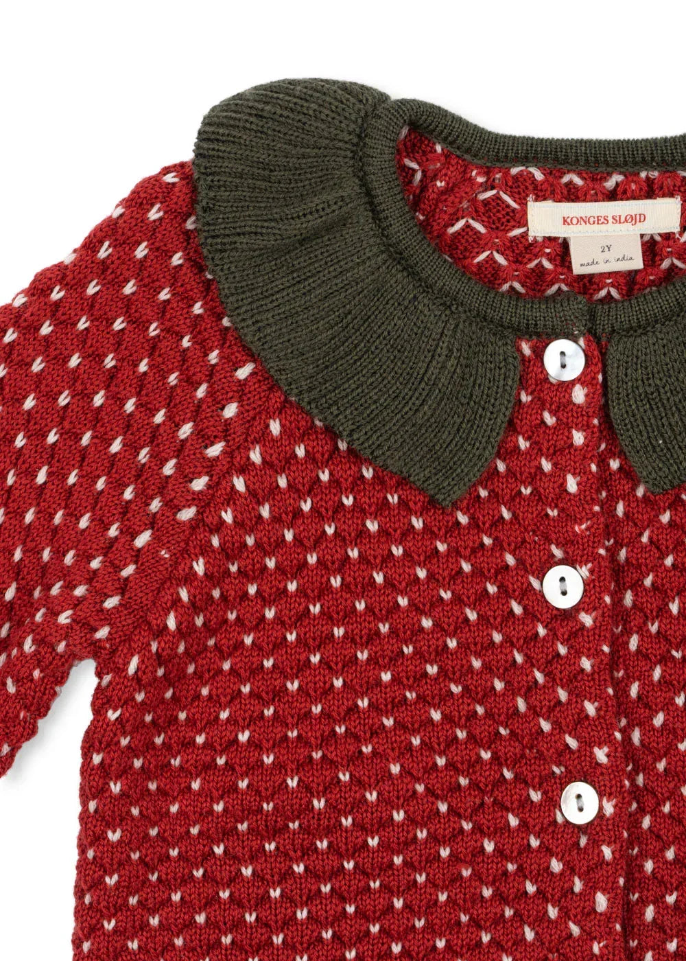 Konges Sløjd Erdbeer-Strickjacke
