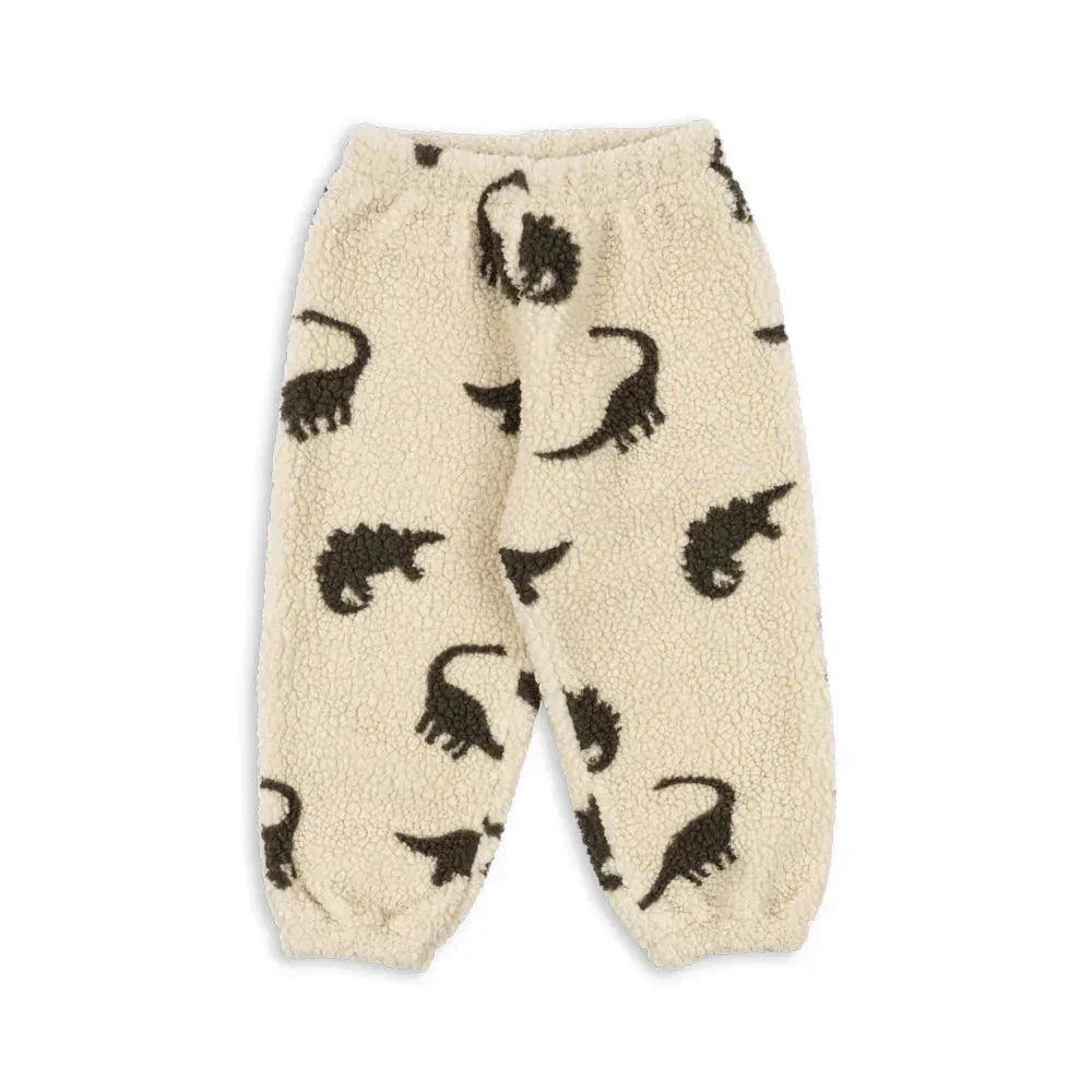 Konges Sløjd Jody Fleece-Hose "Dino Silhouette"