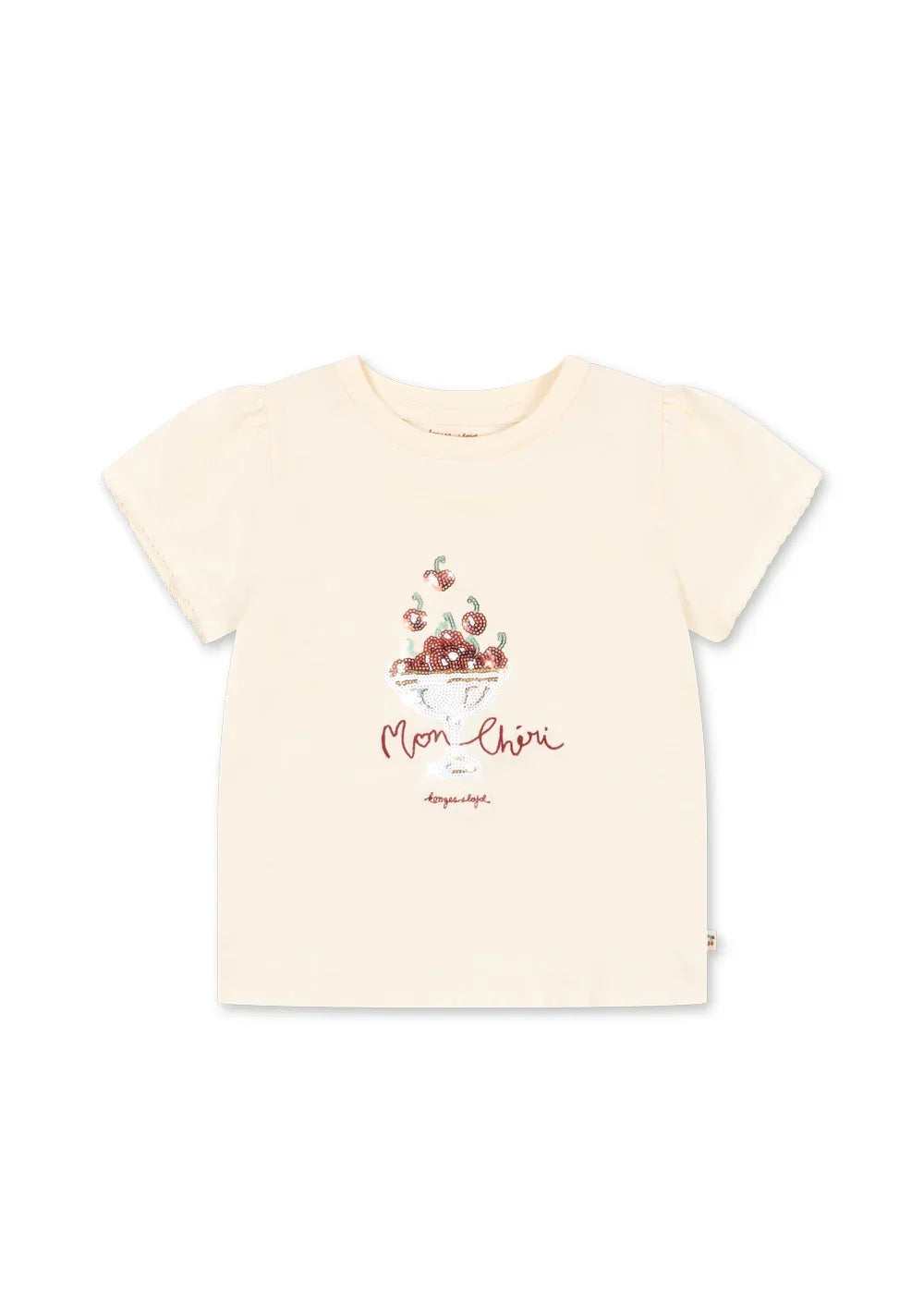 Konges Sløjd Kinder T-Shirt Famo aus Bio-Baumwolle "Ecru"