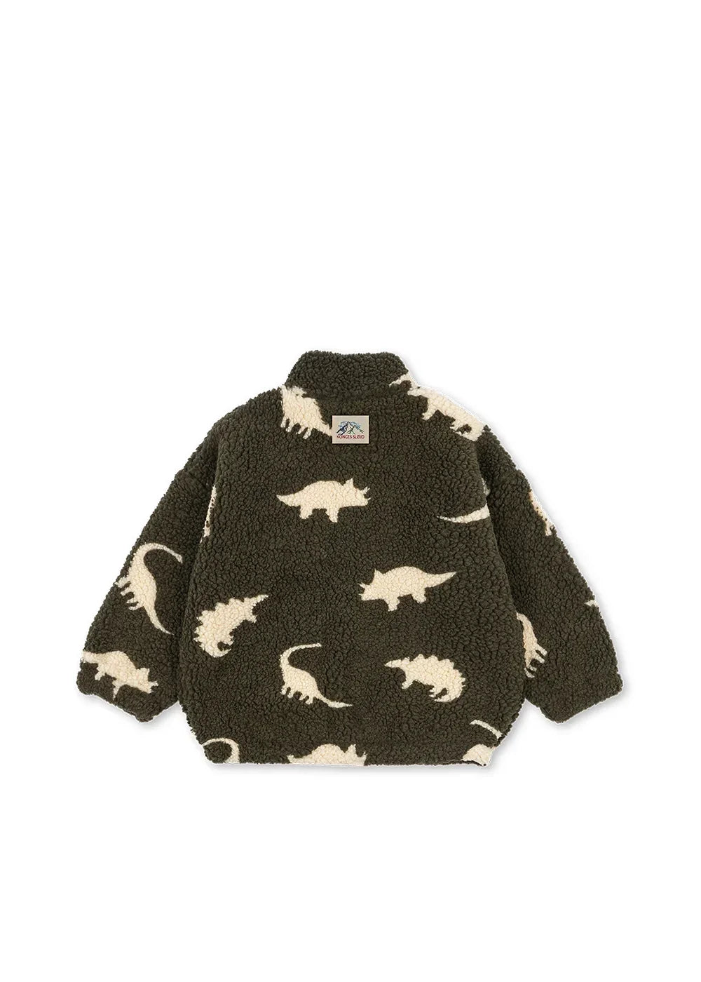 Konges Sløjd Jody Teddyjacke Dino Silhouette – Rückansicht