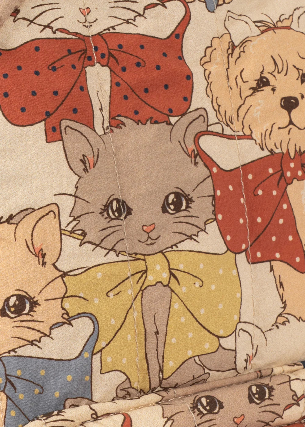 Konges Sløjd Mini-Rucksack Like Cats And Dogs – Träger und Brustgurt