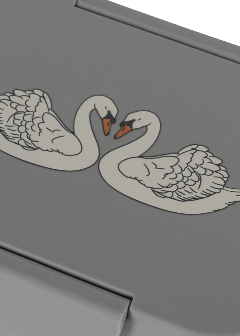 Konges Sløjd Brotdose Swan Blue – Lunchbox Detail