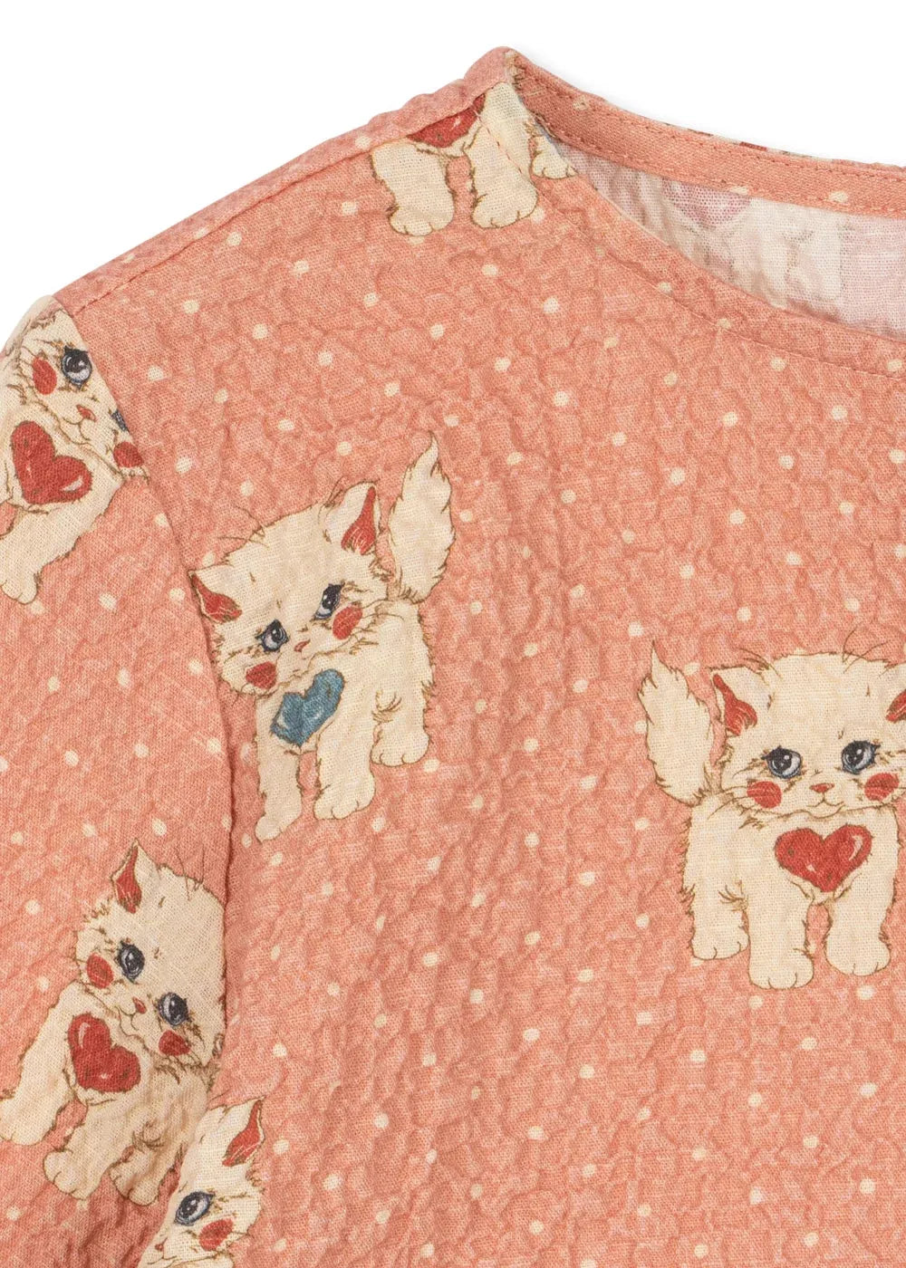 Konges Sløjd Elin Bluse Ciao Miao Rose – weitere Detailansicht