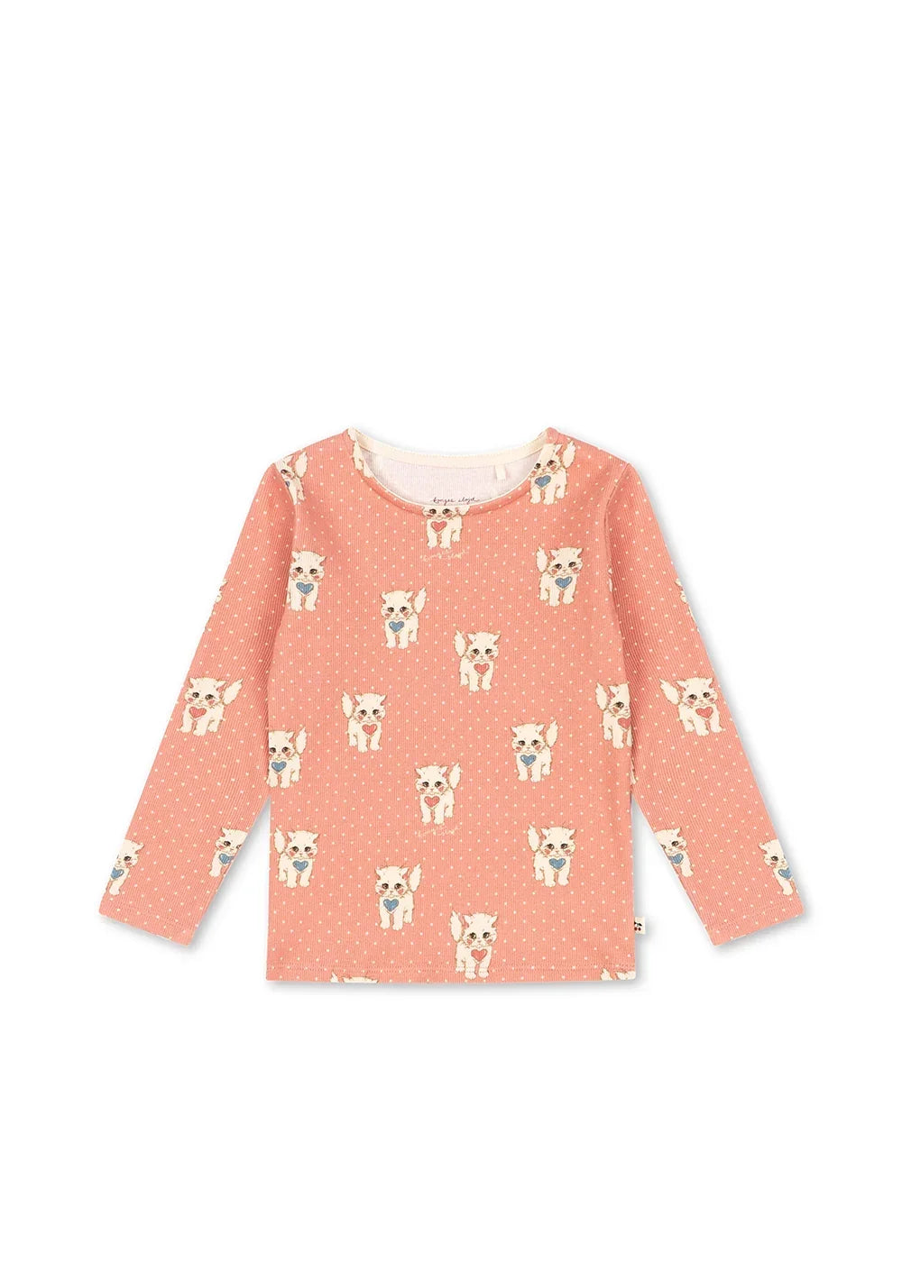 Konges Sløjd Ella Langarmshirt Ciao Miao Rose – Produktansicht