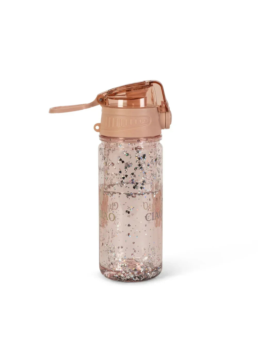 Konges Sløjd Glitzer-Trinkflasche Ciao Miao – Detailansicht