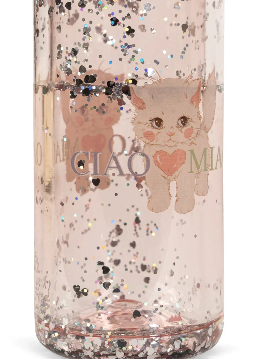 Konges Sløjd Glitzer-Trinkflasche Ciao Miao – zusätzliche Produktansicht