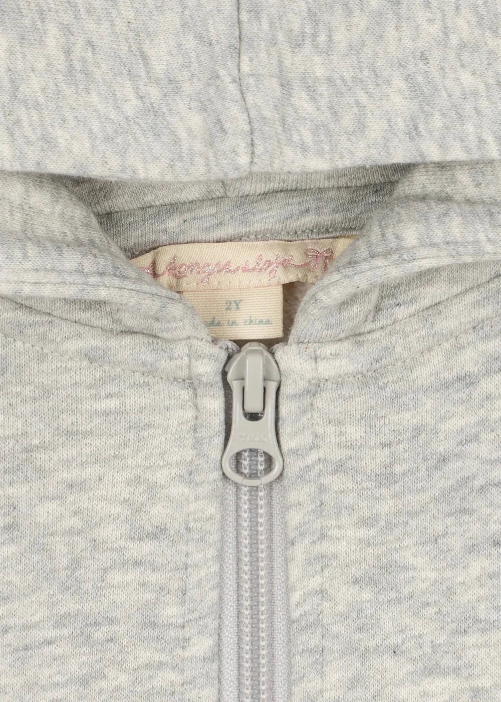 Konges Sløjd Lou Pailletten-Sweatjacke Grey Melange – Produktdetail