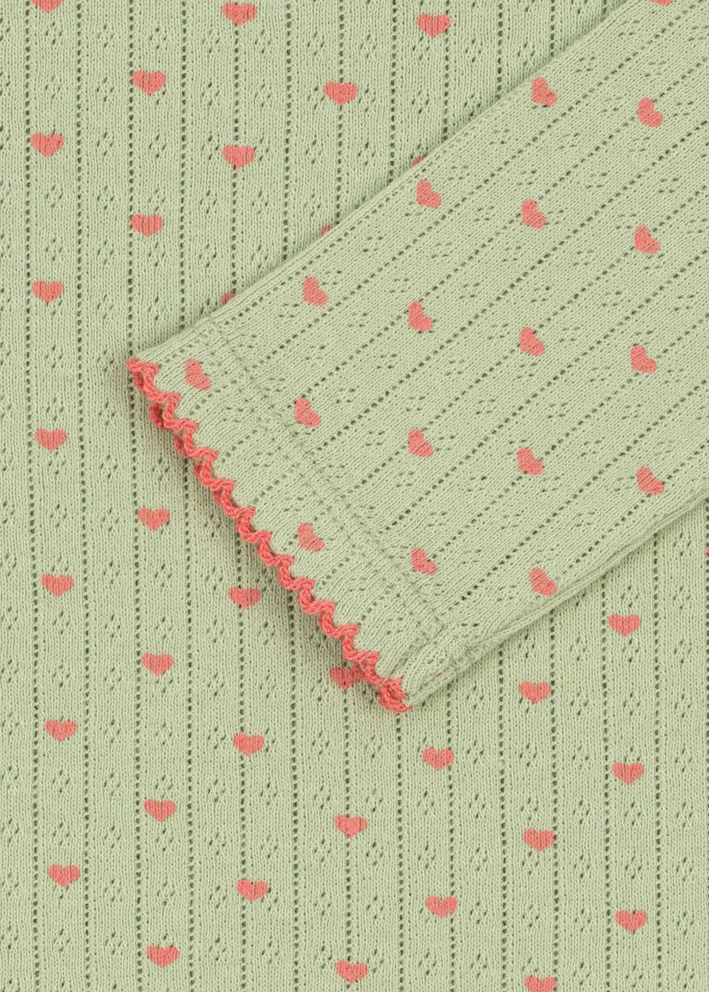 Detailansicht der Konges Sløjd Minnie Bluse Coeur Lint