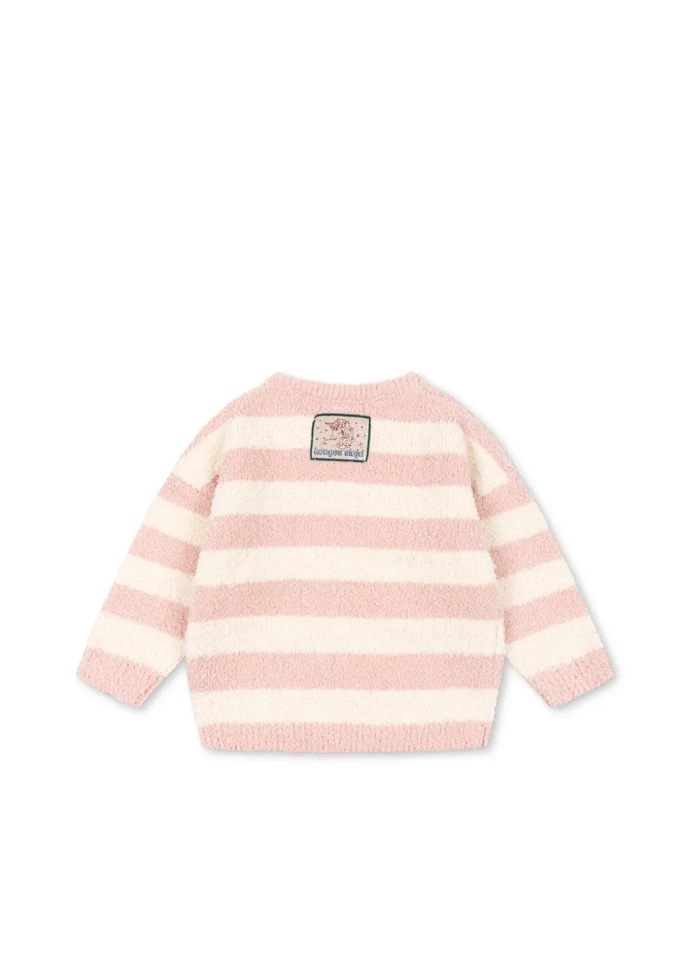 Konges Sløjd Softy Sweater Rosy Stripe – Detailansicht