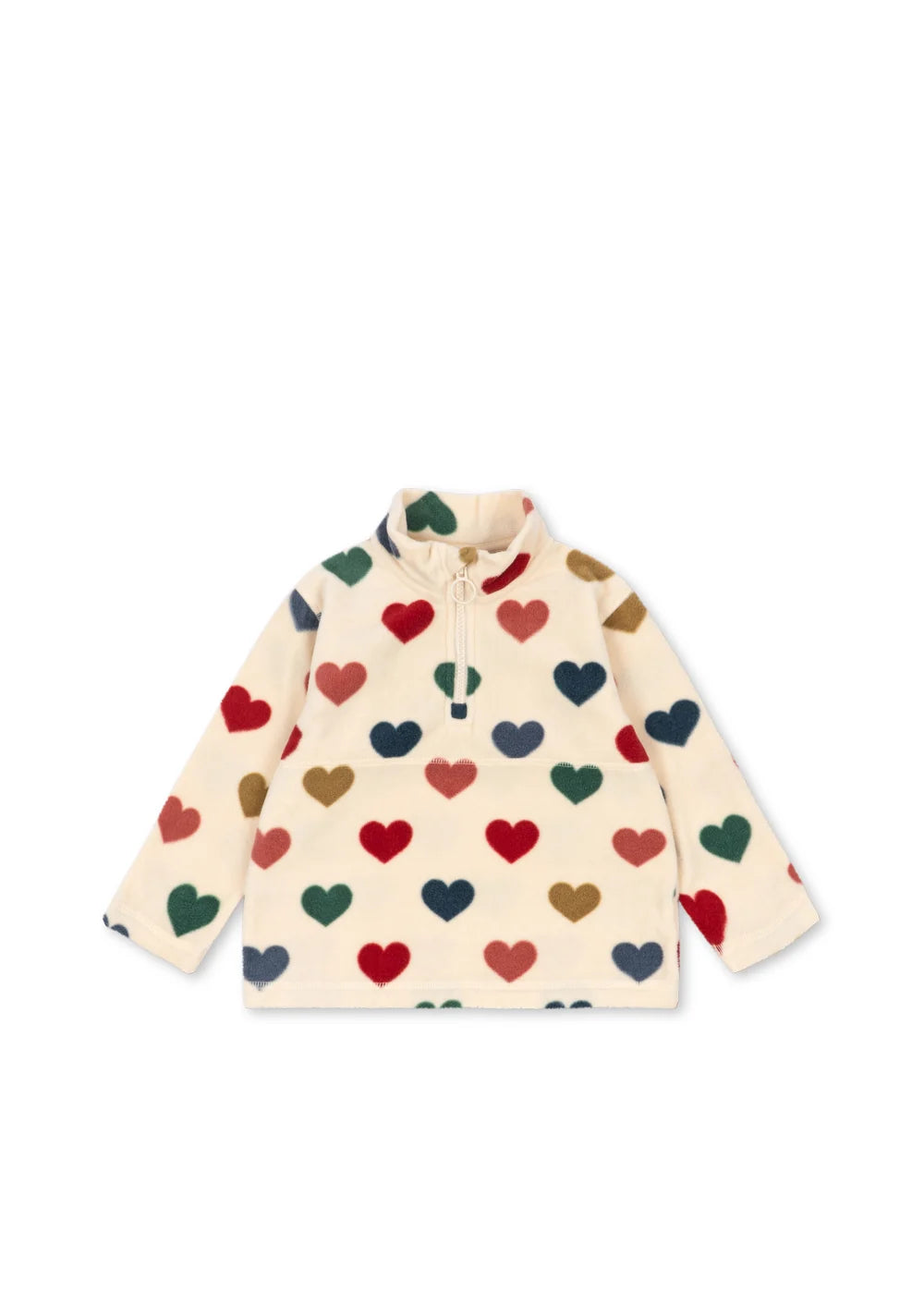 Konges Sløjd Tavi Fleece-Sweatshirt Bon Coeur Coloré