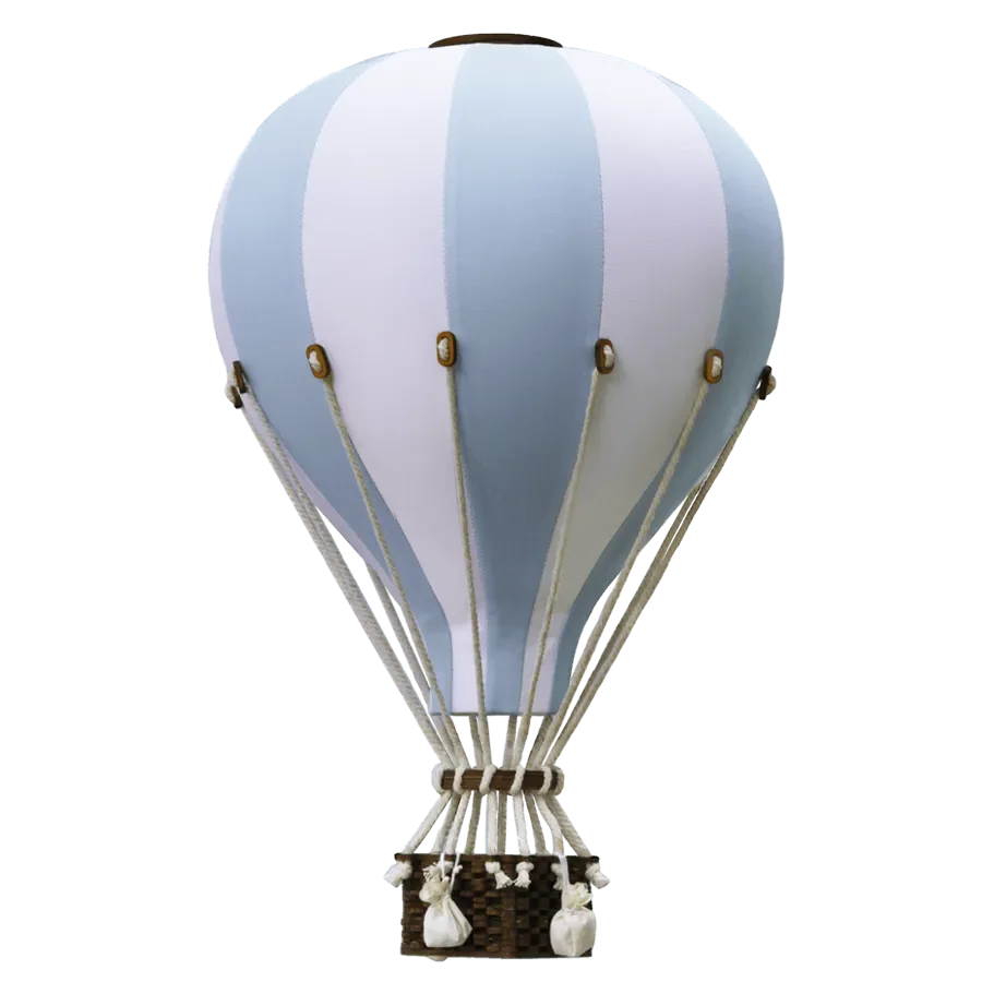 Kinderzimmer Deko Heißluftballon - L