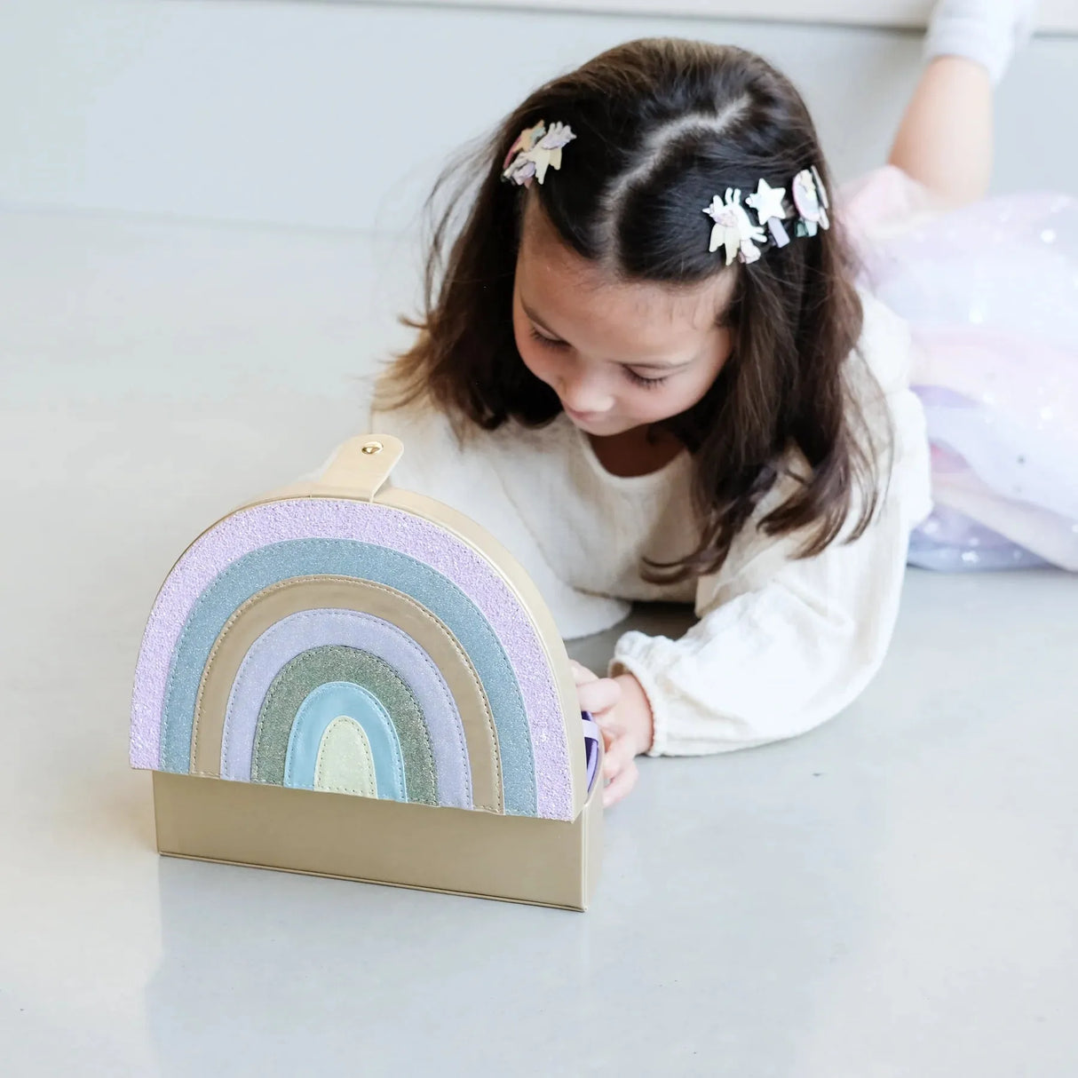 MIMI & LULA Regenbogen Schmuckkästchen – Bright Multi - Nook' d' Mel - Kinder Concept Store
