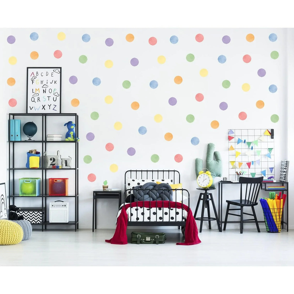 Wandtattoo Kinderzimmer - Punkte Classic 50 Stk