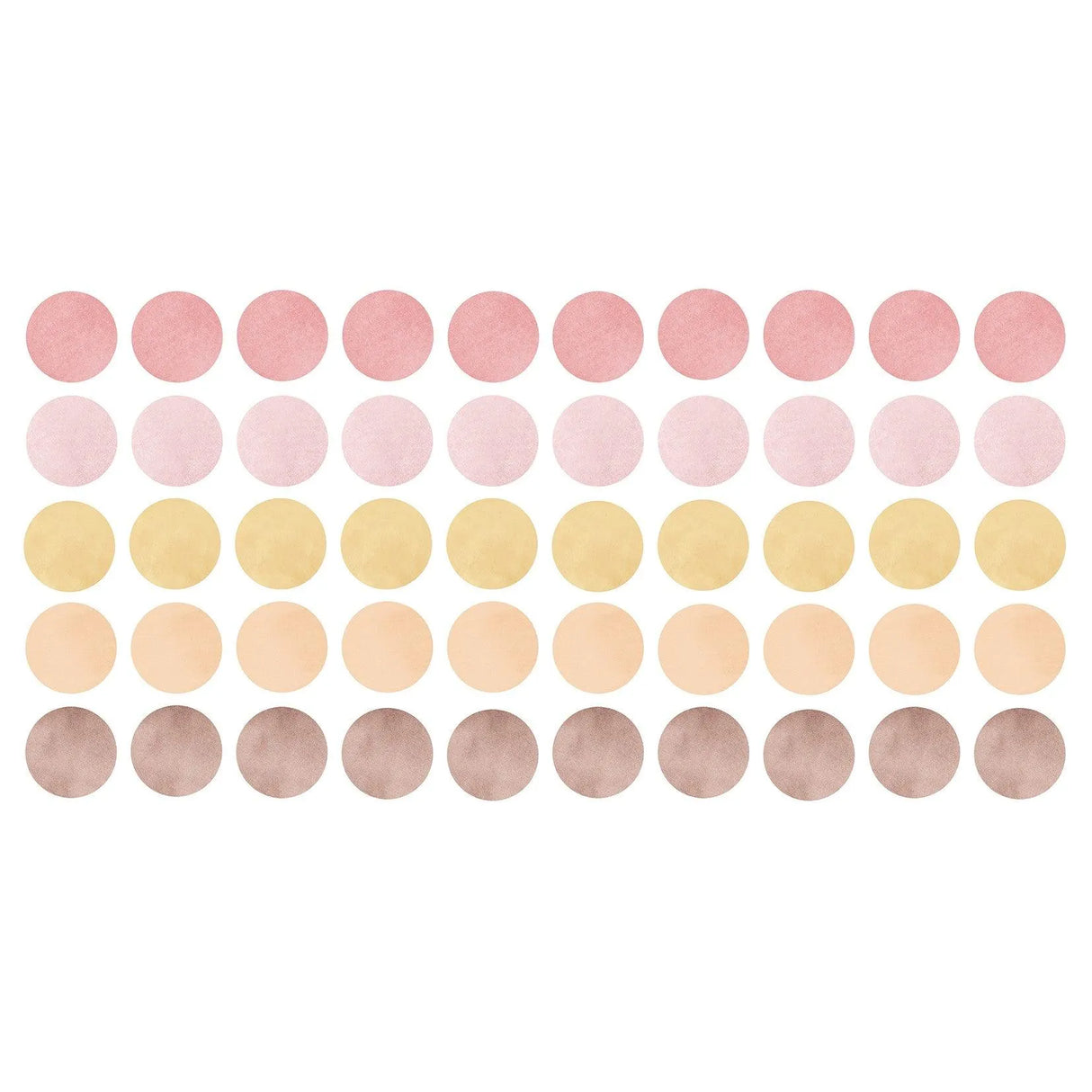 Wandtattoo Kinderzimmer - Punkte Pink 50 Stk