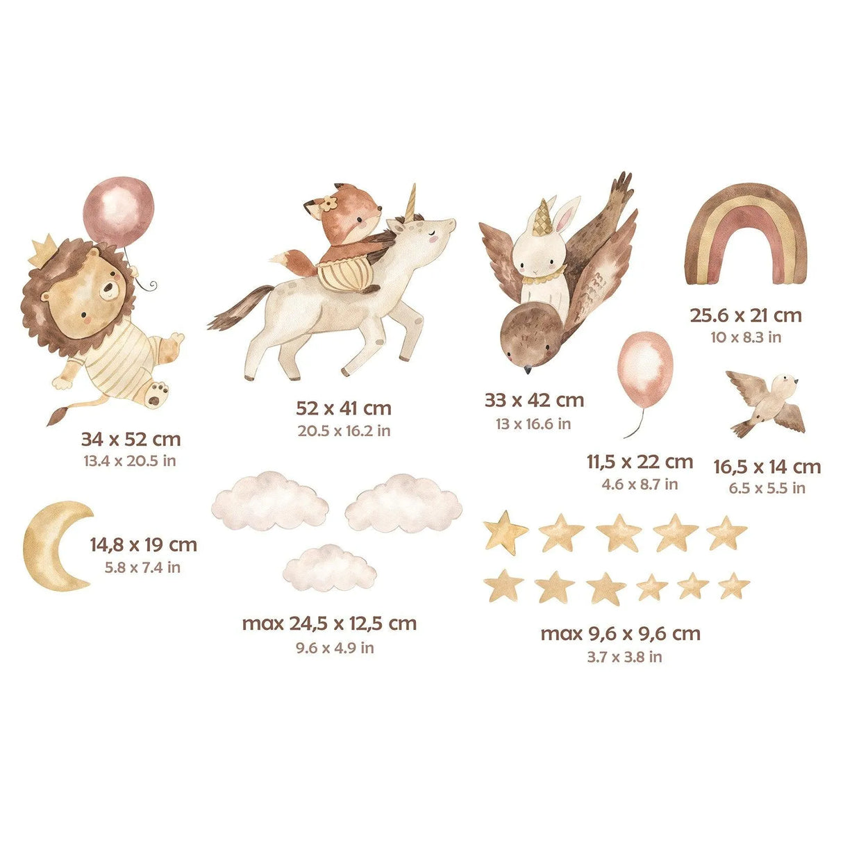 Wandtattoo Kinderzimmer - Zauberhaftes Kinderzimmer