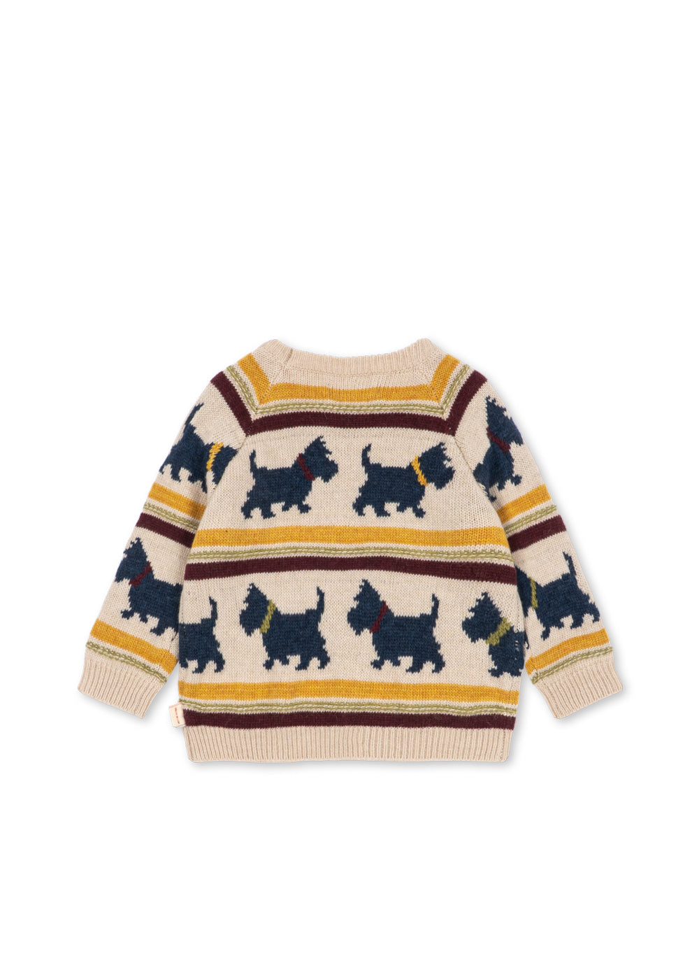 Konges Sløjd Belou Strickpullover „Piccolo Scottie“ – Rückansicht