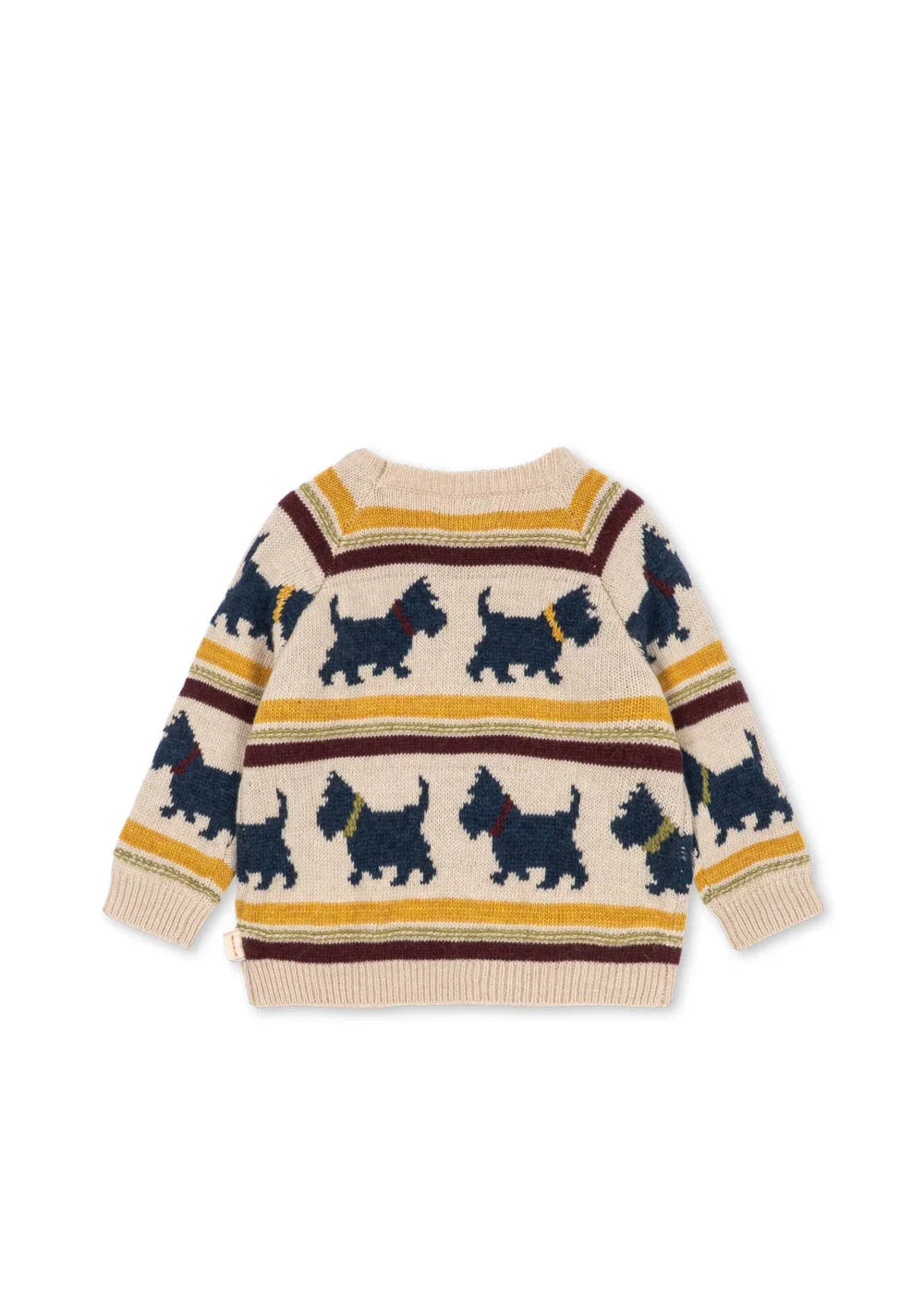 Konges Sløjd Belou Strickpullover „Piccolo Scottie“ – Rückansicht