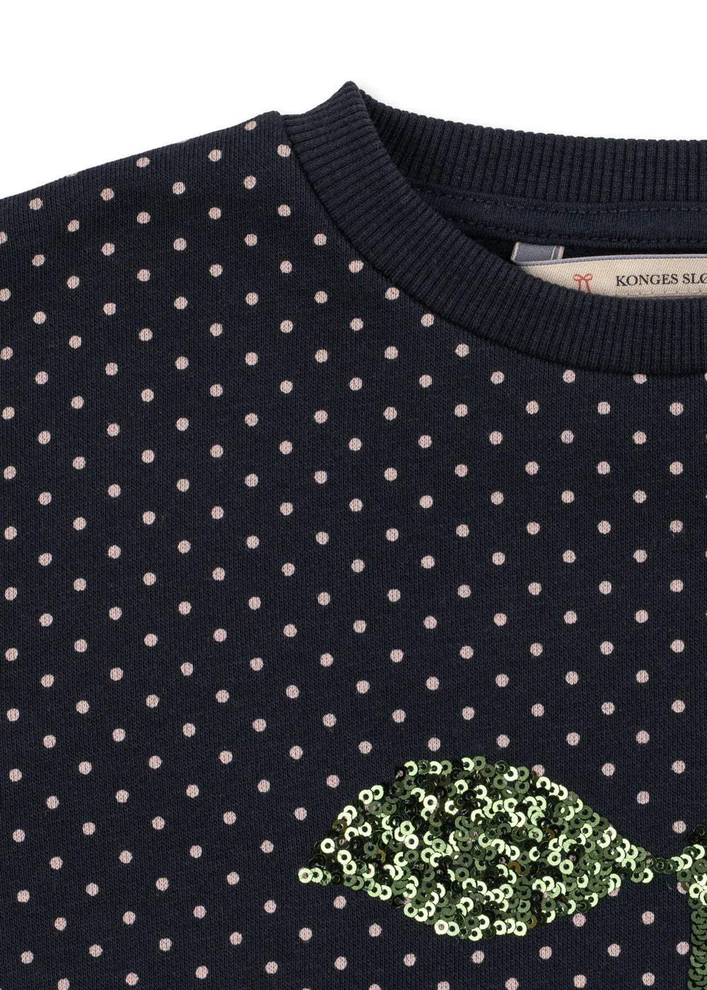 Konges Sløjd Lou Punkte-Pailletten-Sweatshirt „Dot Tout Petite“ – Produktansicht 3
