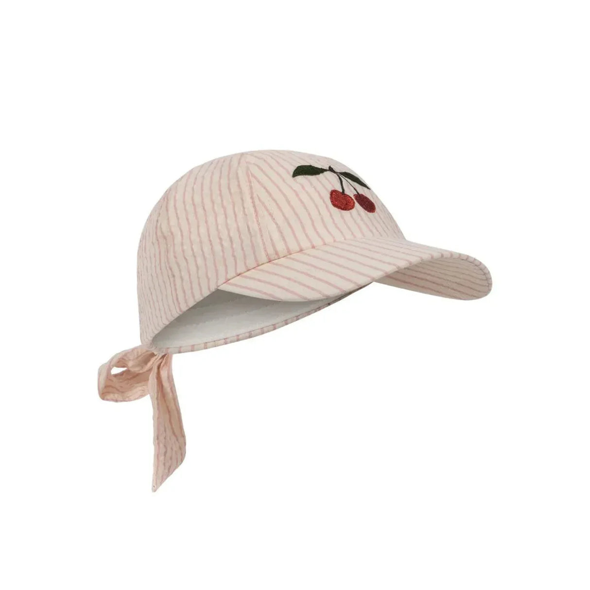 Konges Sløjd Ellie Bow Cap "Peony Stripe"
