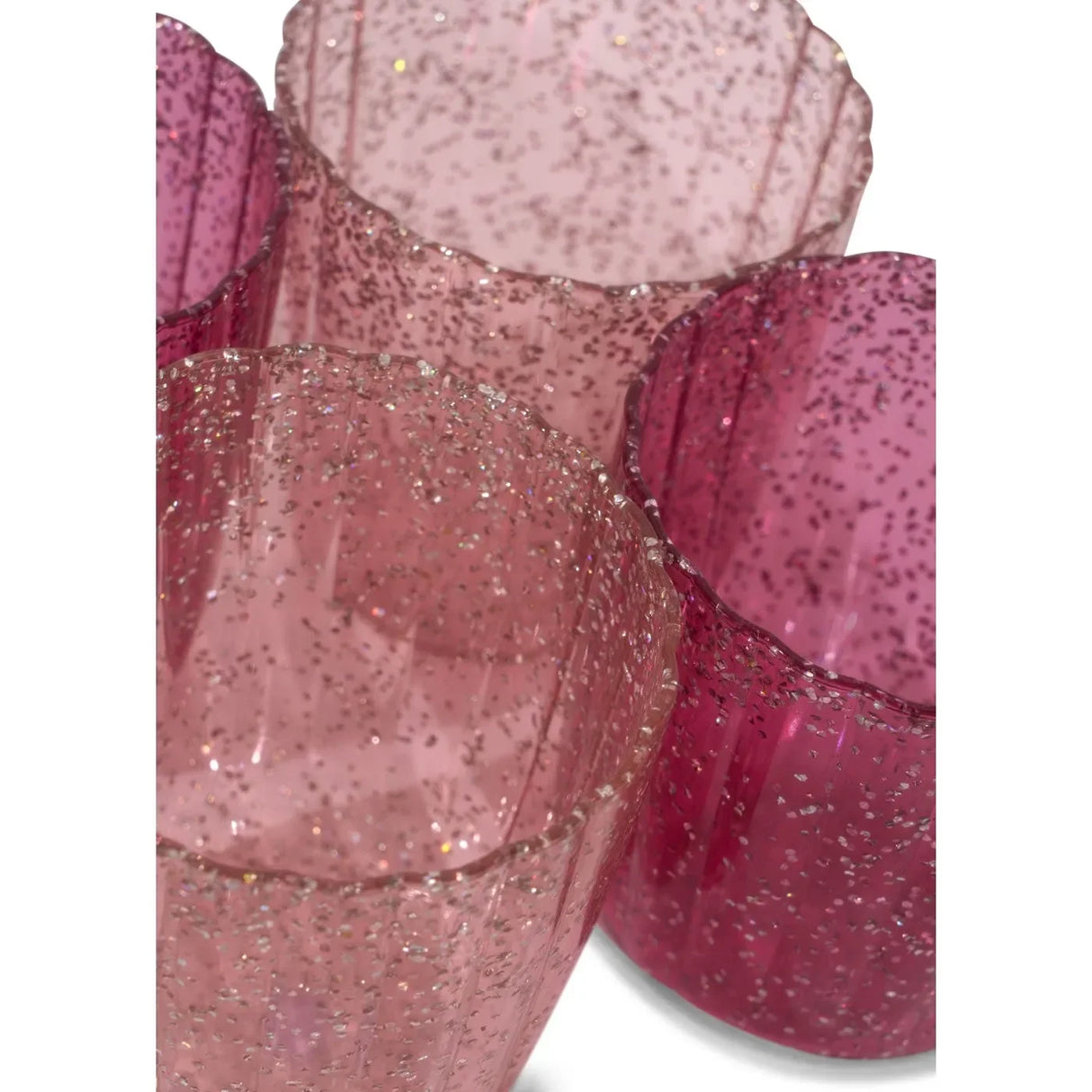 Konges Sløjd Glitzerbecher 4er-Pack