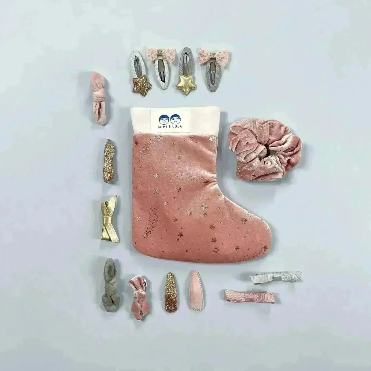 Gefüllter Weihnachtsstrumpf – Rosa