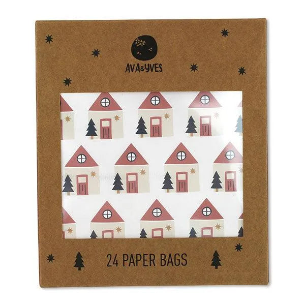 Adventskalendertüten - 24 Tüten mit 6 Motiven - Nook' d' Mel - Kinder Concept Store