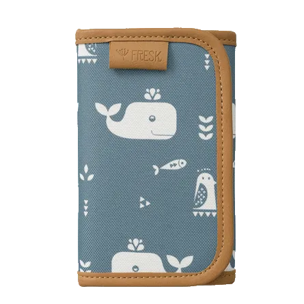 Fresk Brieftasche Wal blau - Nook d Mel