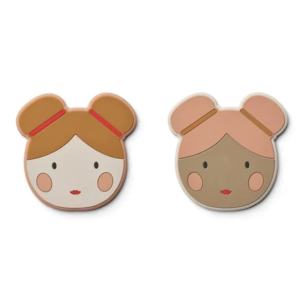 Liewood Gia Beißring 2 pack LW14222 0404 Doll sandy multi mix