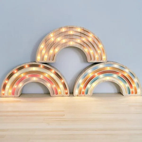 Drei Lumimi Kinderlampen - Regenbogen