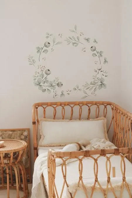 Kissen (Bolster) mit Fransen - Samt - Weiß