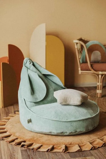 Sitzsack - Samt - Jade - Hase