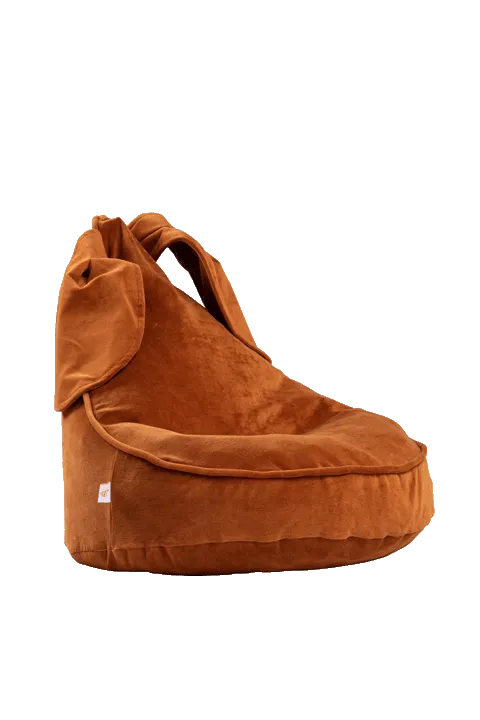 wigiwama Sitzsack Samt Zimt Hase - Nook d Mel