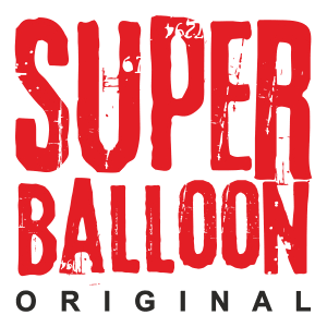 Super Balloon Original Logo in Rot, Kinder Concept Store Nook' d' Mel, Spielsachen Branding
