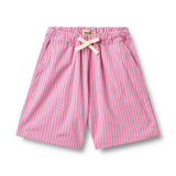 WHEAT Kinder-Shorts Coral "Pink stripe"