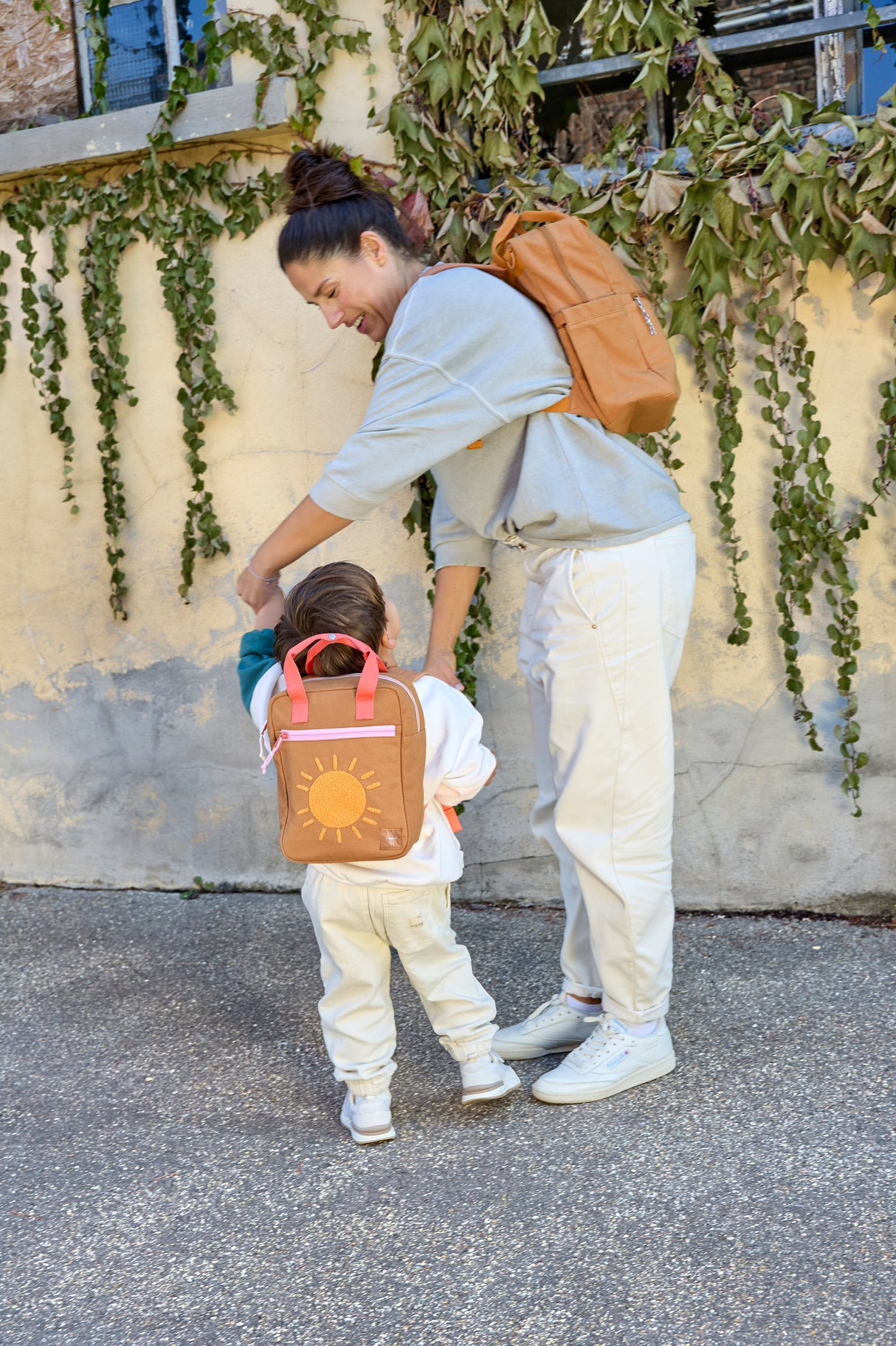 LÄSSIG Kindergartenrucksack Square Little One & Me – Small