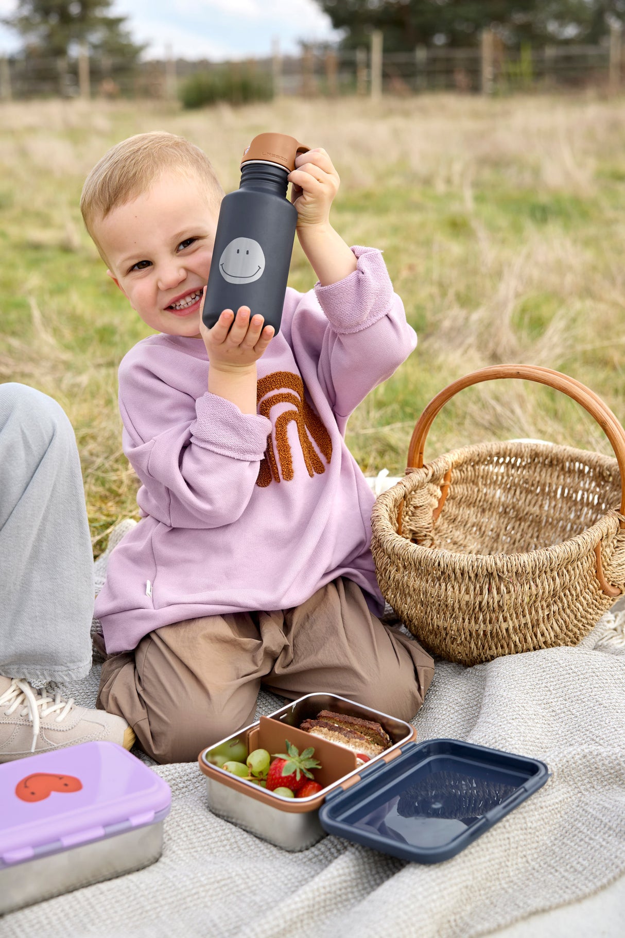 LÄSSIG Edelstahl‑Lunchbox