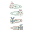Weihnachtsmann Haarspangen-Set - Nook' d' Mel - Kinder Concept Store