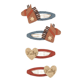 MIMI & LULA Lucky Horse Haarspangen-Set - Nook' d' Mel - Kinder Concept Store