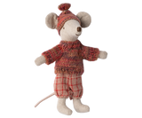 Maileg Wintermaus mit Skiset, Große Schwester – Rose