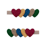 MIMI & LULA Jazzy Layered Heart Haarspangen