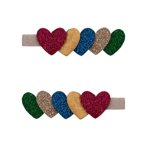 MIMI & LULA Jazzy Layered Heart Haarspangen - Nook' d' Mel - Kinder Concept Store
