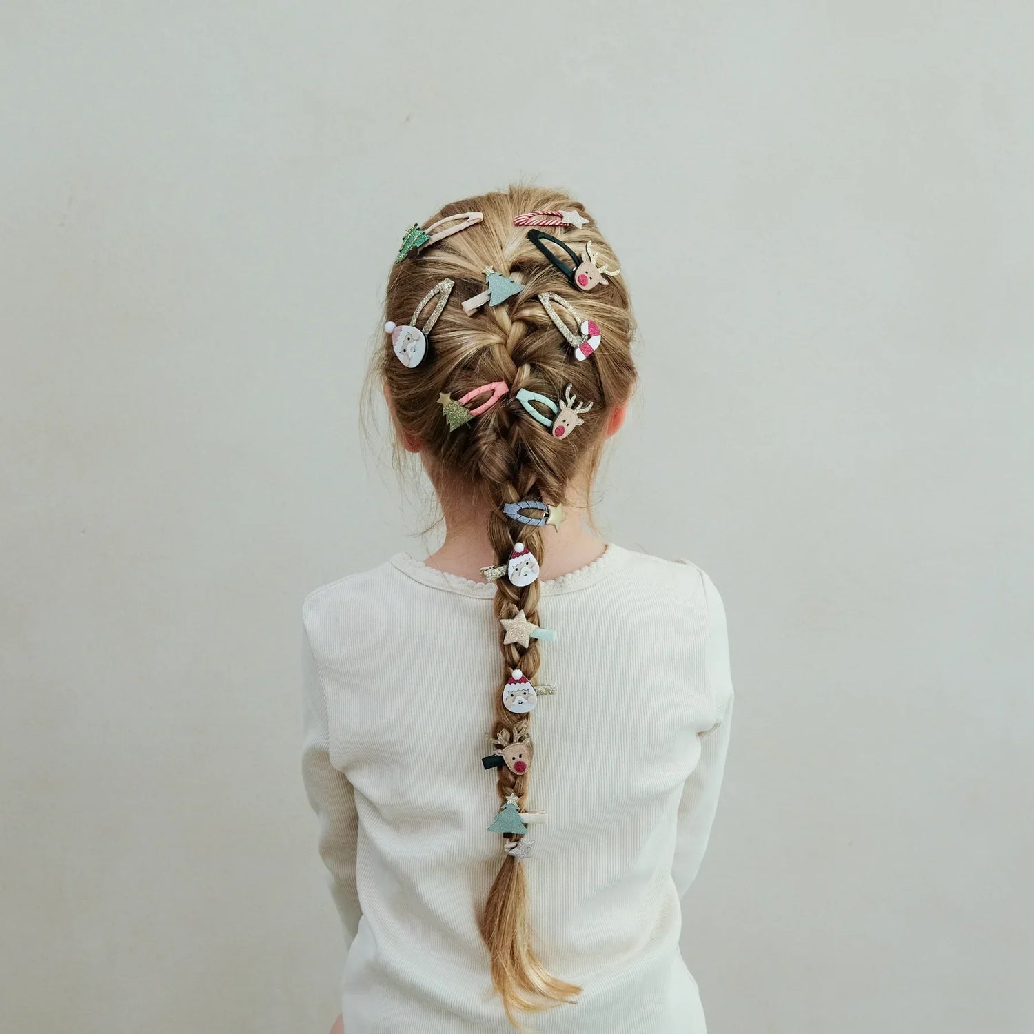 MIMI & LULA Weihnachtsmann & Rudolph Mini Haarspangen