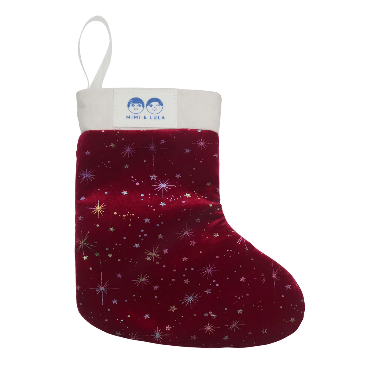 MIMI & LULA Gefüllter Weihnachtsstrumpf – Burgunder