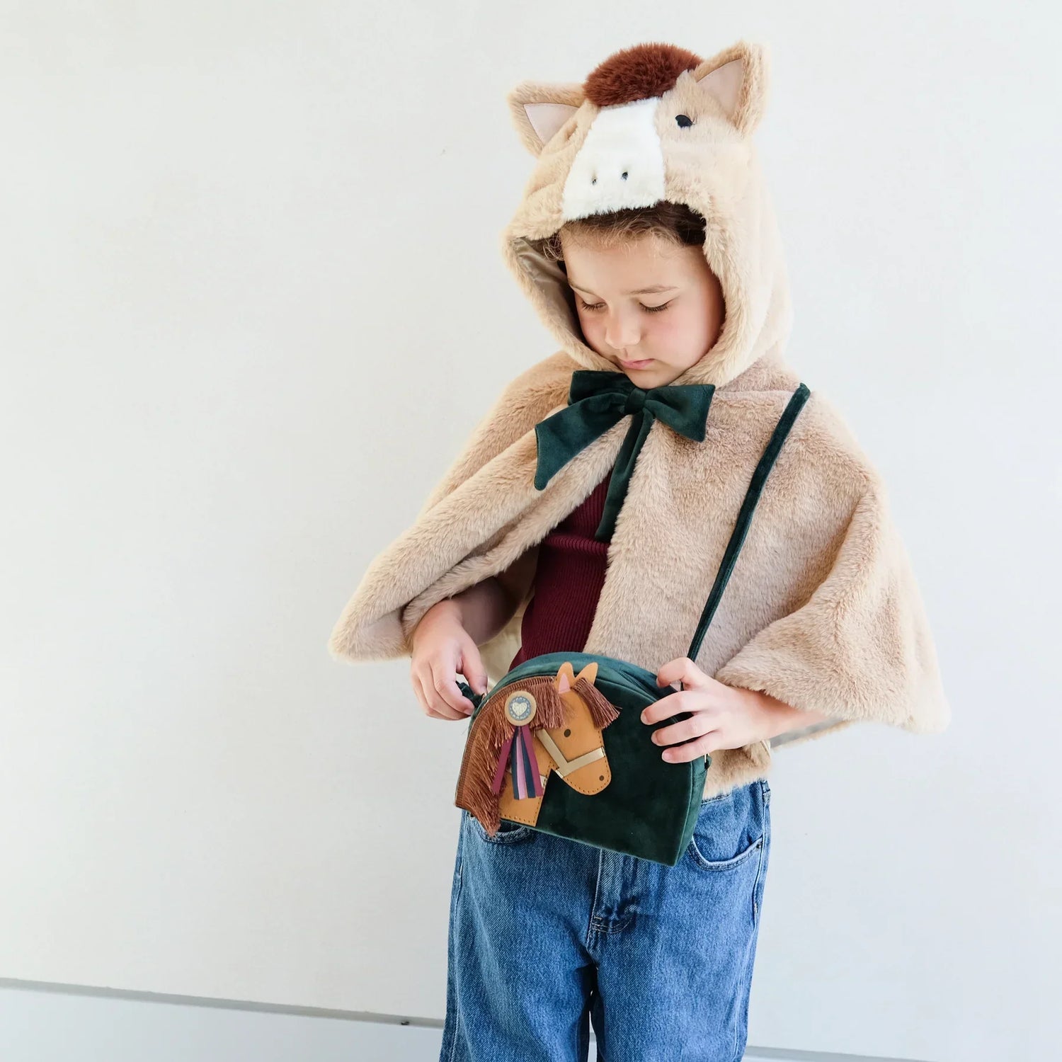 MIMI & LULA Pony Pals Samt-Tasche