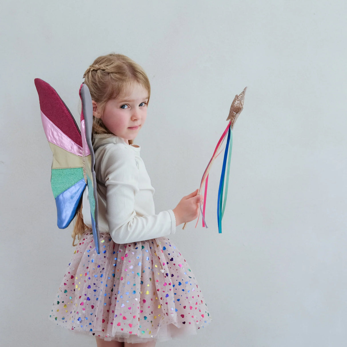 MIMI & LULA Tutu mit Regenbogen‑Herzen