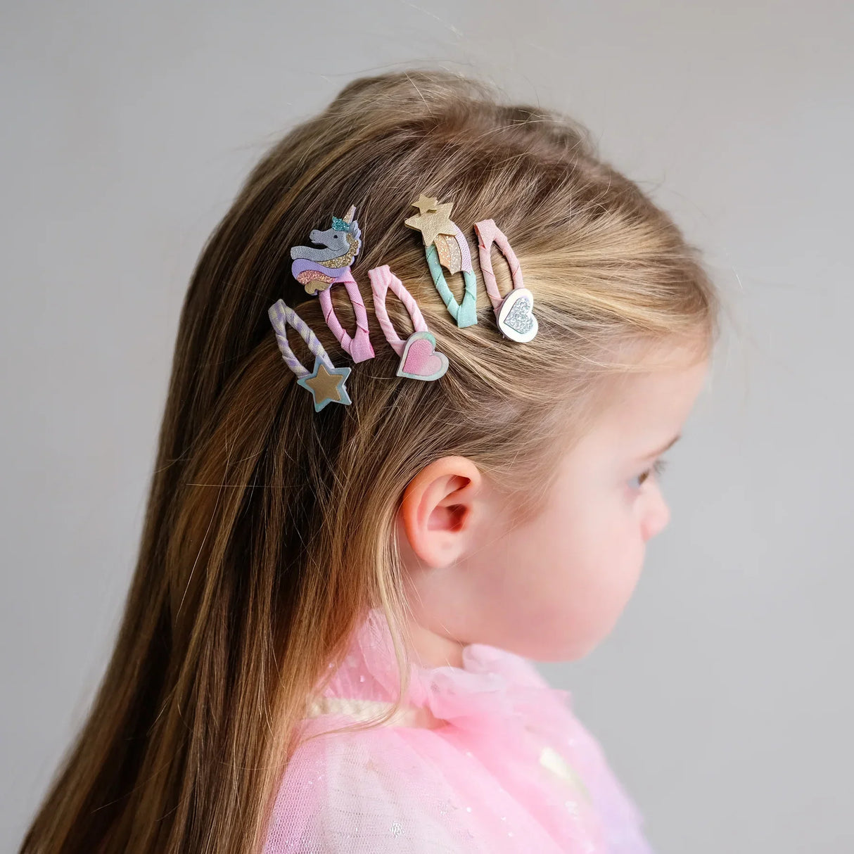 MIMI & LULA Dreamy Unicorn Mini Clic Clacs Haarspangen