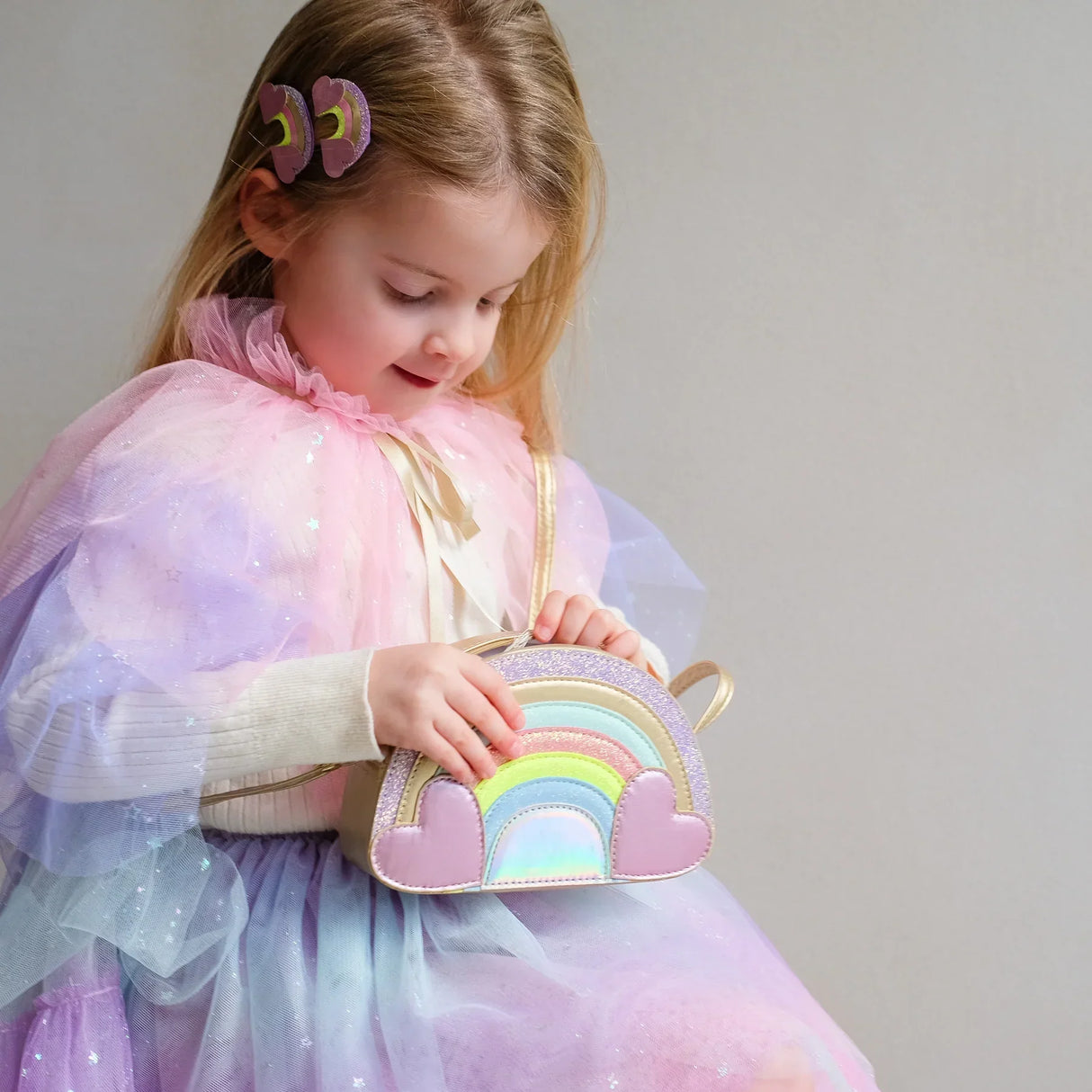 MIMI & LULA Regenbogen Umhängetasche