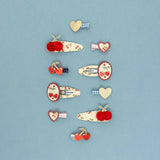 MIMI & LULA Red Cherries Mini Haarspangen