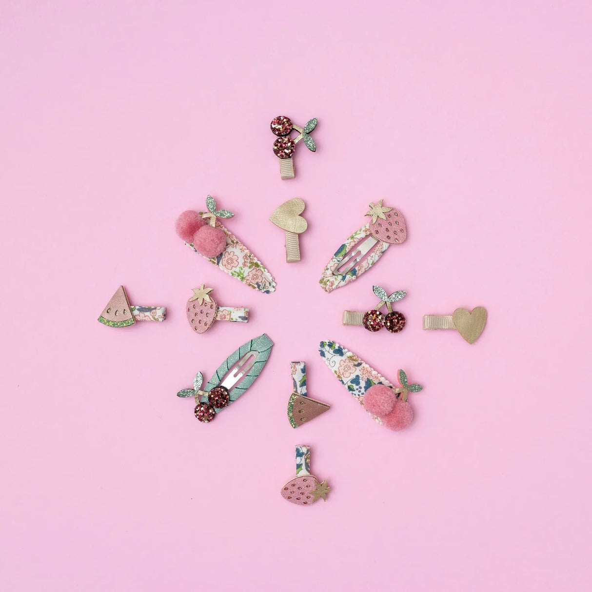 MIMI & LULA Fruity Floral Clic-Clac Haarspangen - Nook' d' Mel - Kinder Concept Store