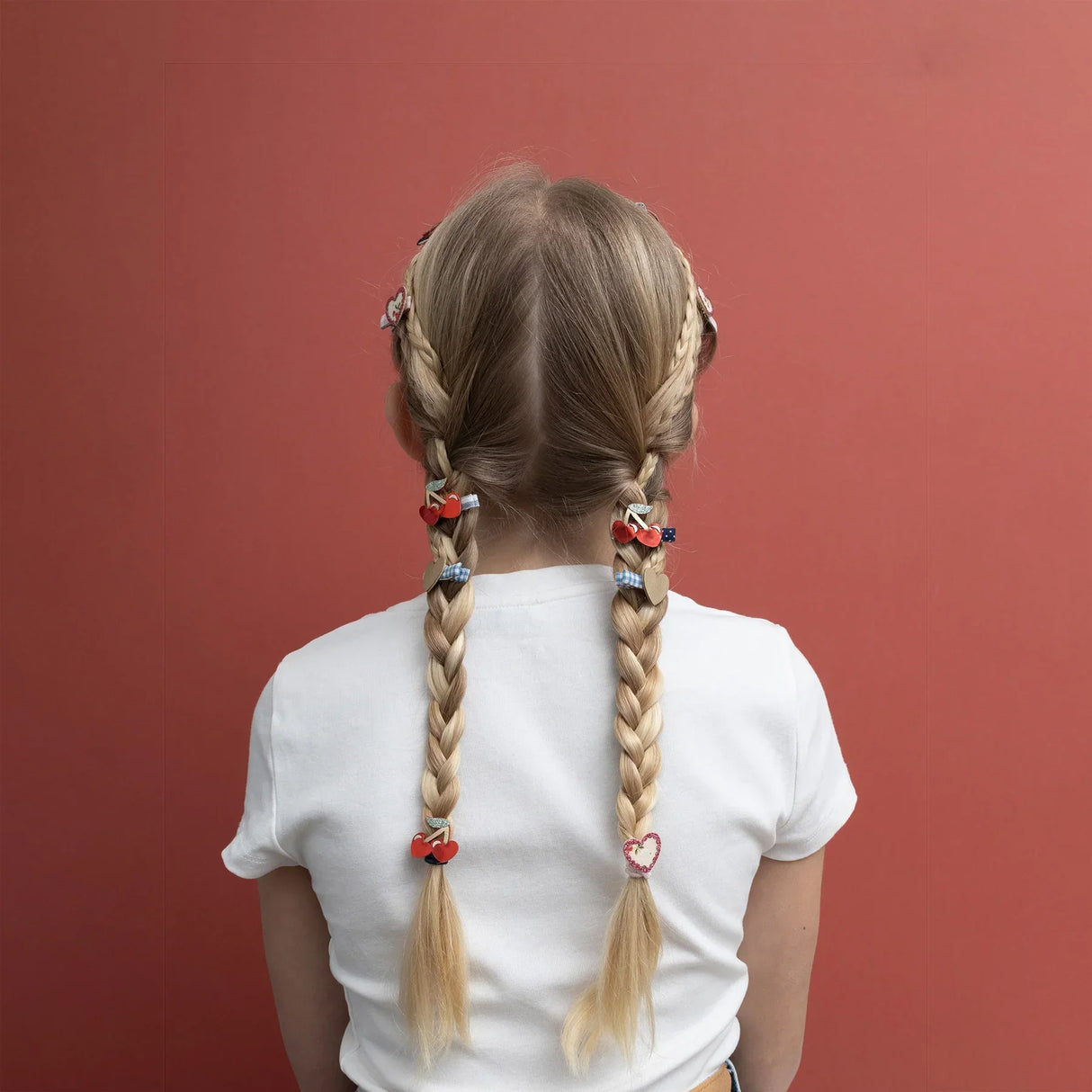 MIMI & LULA Red Cherries Mini Haarspangen